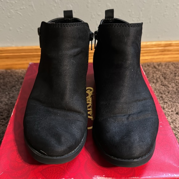 Women’s Size 8 Carlos Santana Black/Brie Black Bootie - Picture 4 of 12